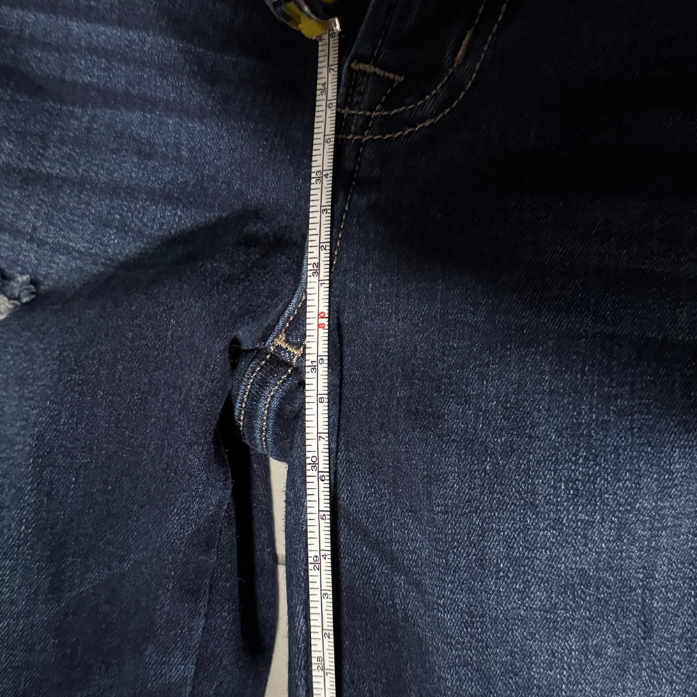 Flying Monkey Dark Blue Flare Jeans - Picture 3 of 3